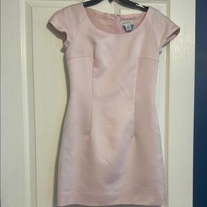 Ann Taylor Pink Cap Sleeve Dress vintage 90’s. Look brand new. Mini dress.
